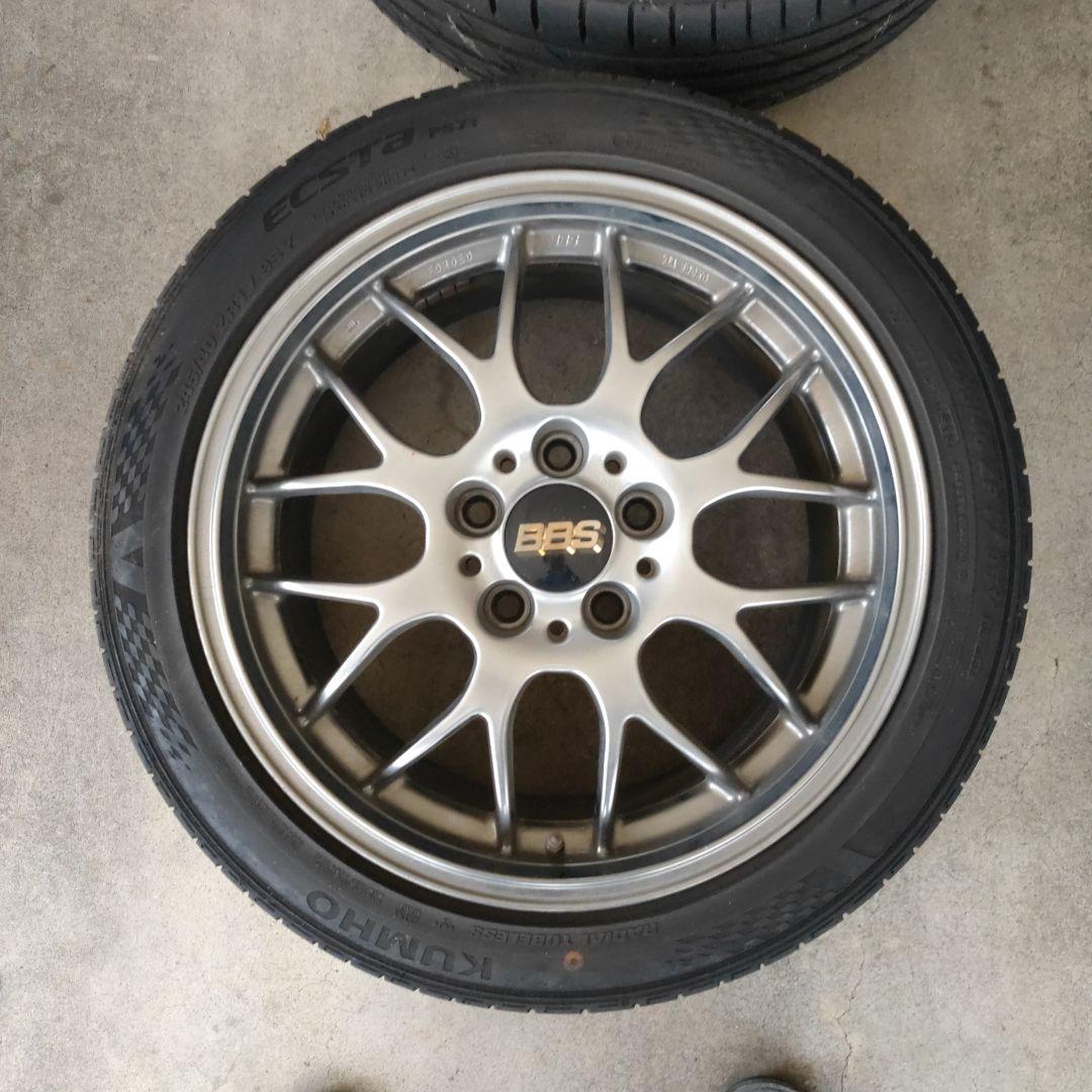 S2000用ホイール BBS RG-R 17インチ タイヤ付