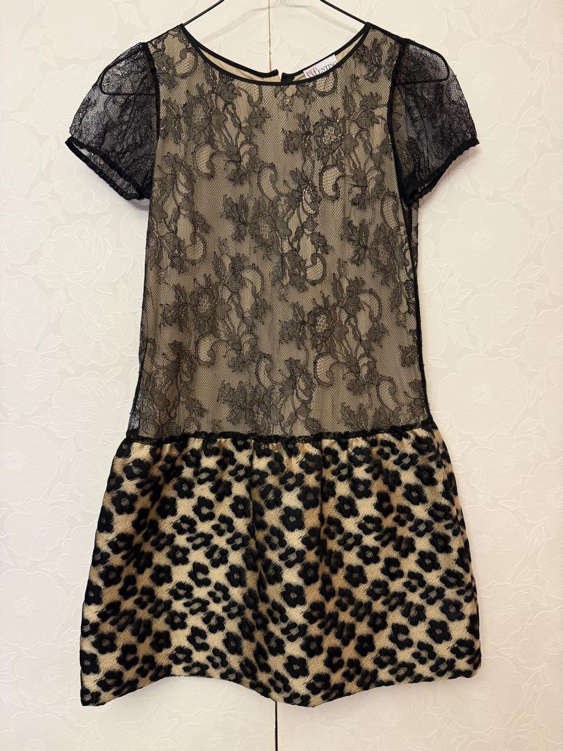 RED VALENTINO 黒レース ワンピース