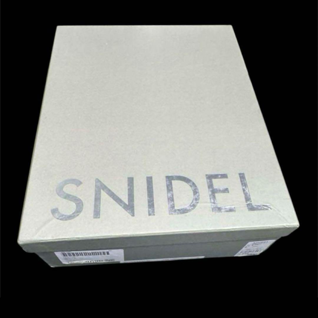 新品タグ・箱付き snidel スナイデル レースアップローファー
