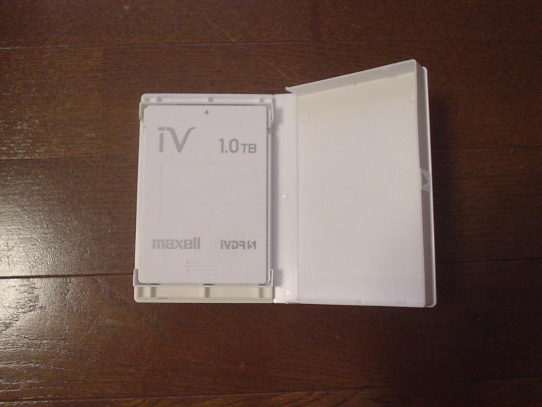 iVDR-S  1TB  maxell  ケース付き 送料0円】 iVDR-S 録画用カセットHDD maxell 1TB レコーダー