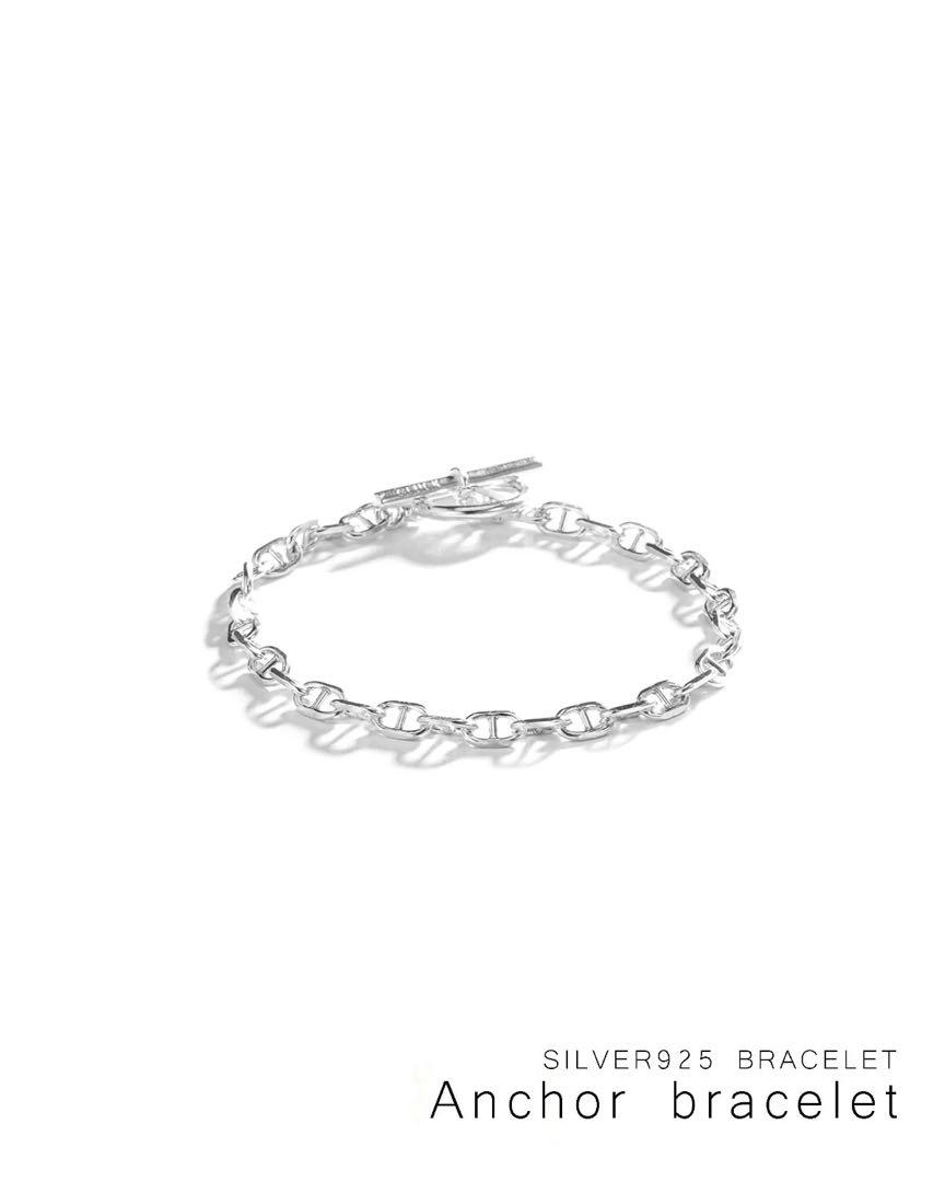 アクセサリー GLUCK Anchor bracelet S925