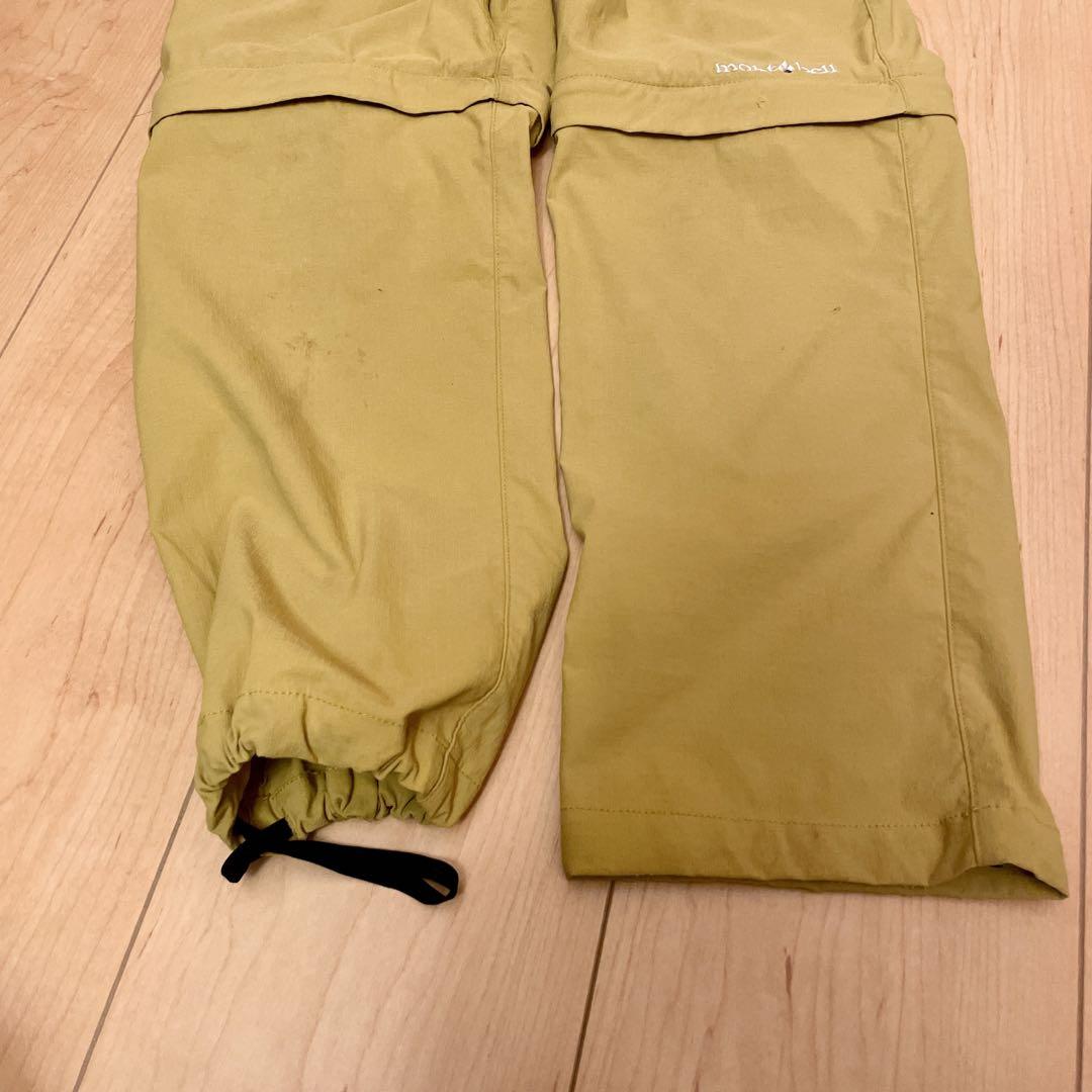 再値下げ 120cm montbell モンベル 2in1 コンバーチブルパンツ