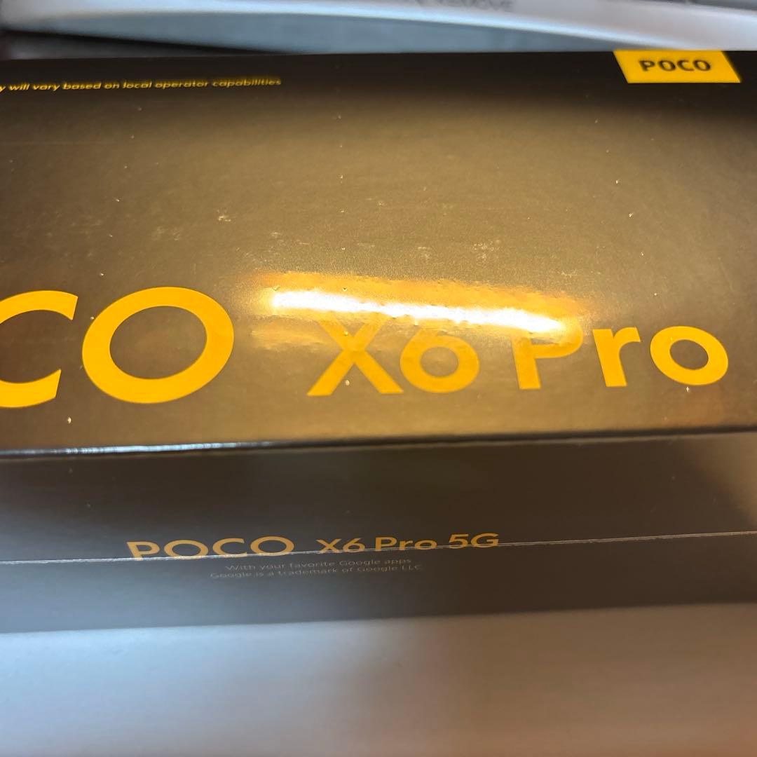 POCO X6 Pro 5G 12GB 512GB black 新品未開封