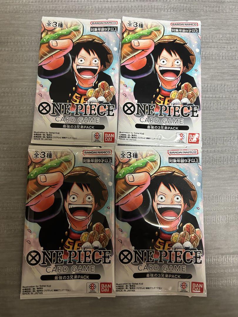 ワンピースカード　Vジャンプ　最強の3兄弟　スペシャルパック　未開封 最強の3兄弟PACK【未開封パック】{-}