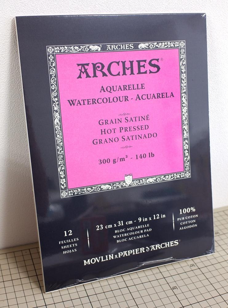 赤血球様⭐︎コピック⭐︎アルシュ水彩紙⭐︎ アルシュ 水彩紙 パッド 300g 極細23X31cm 12枚 新品 未開封
