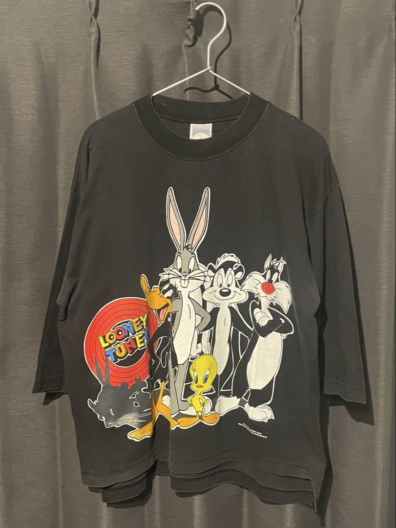ルーニー・テューンズ 7分袖Tシャツ ブラック