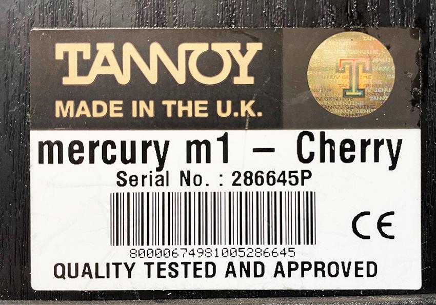 TANNOY Mercury m1 Made in the U.K.