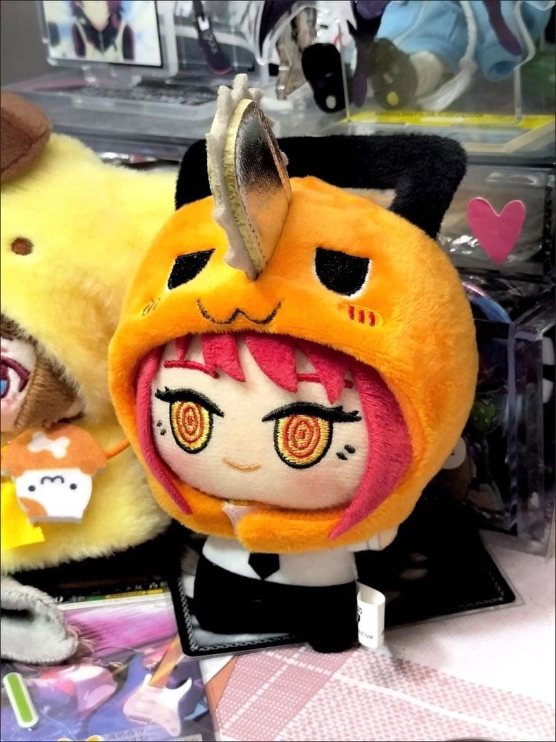 ぬい服 ♡ ちびぐるみ（11cm）♡着ぐるみ ♡ s26 10cm〜11cm ぬいぐるみ用 着ぐるみ まんまる猫(ちびしっぽ) 服 ぬい服