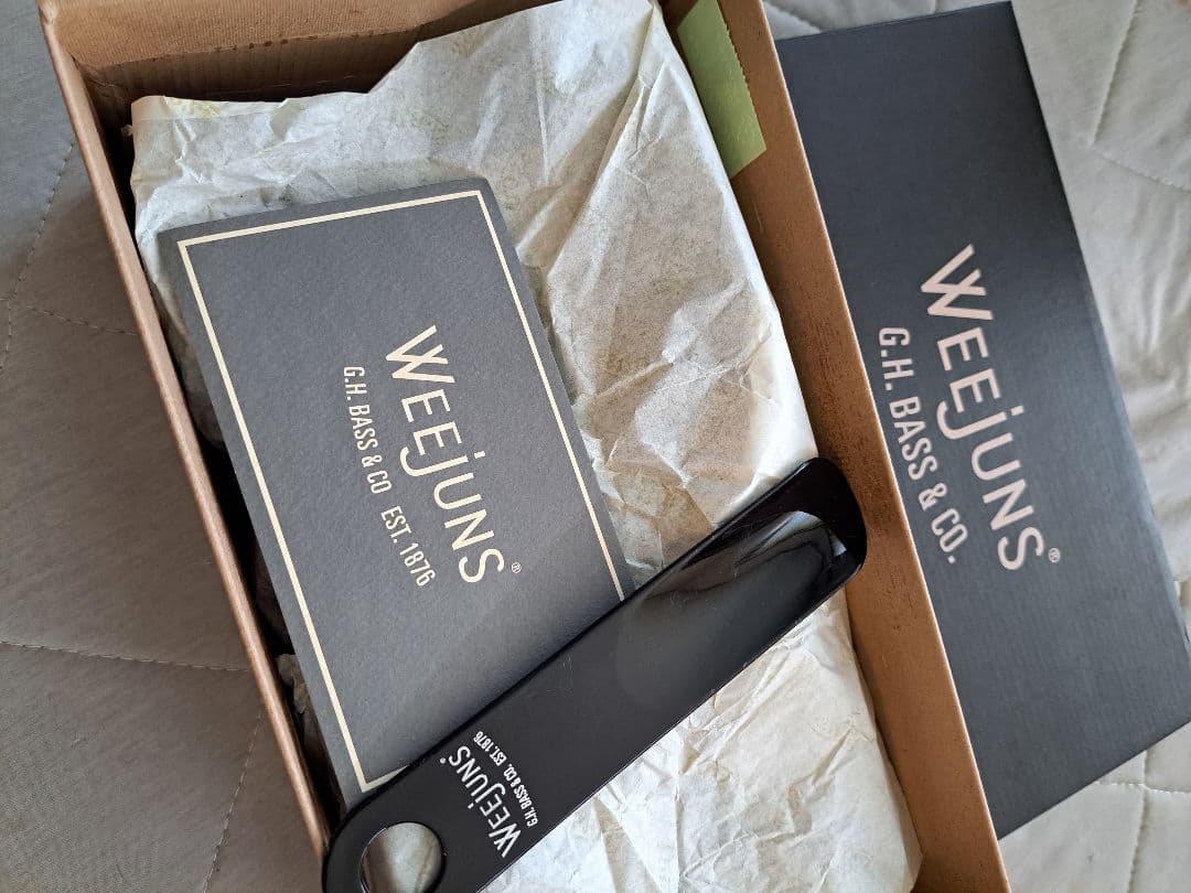 WEejuns G.H. BASS & CO. 10 UK ブラック・ホワイト