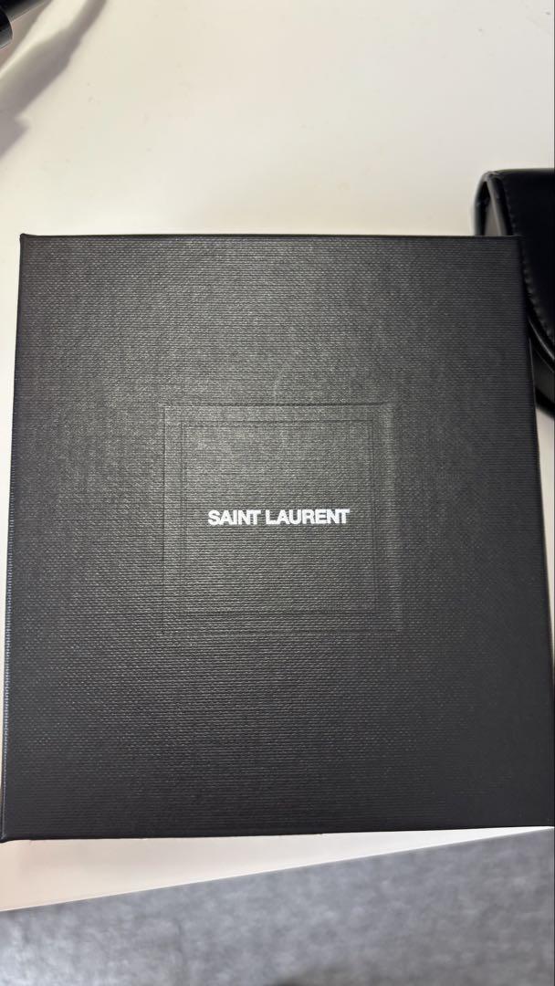 もりかん様【超美品】SAINT LAURENT 黒レザーコインケース