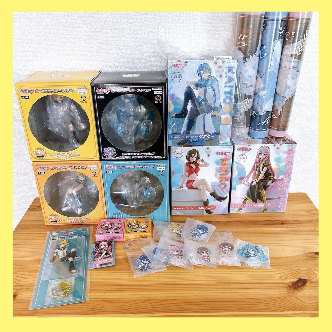 フリューくじ 初音ミク ぬーどるストッパーフィギュア フィギュアコンプリート 初音ミク フリューくじ プライズ ぬーどるストッパーフィギュア