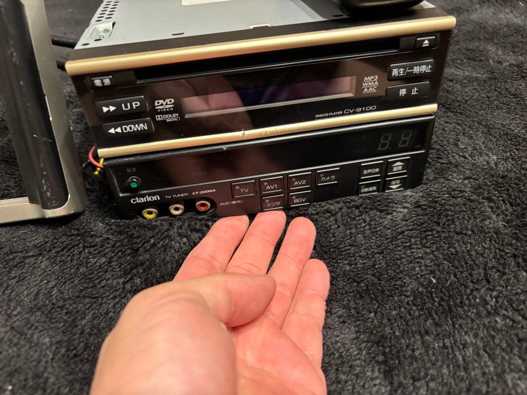 ♪クラリオン CV-9100A DVD チューナー付き