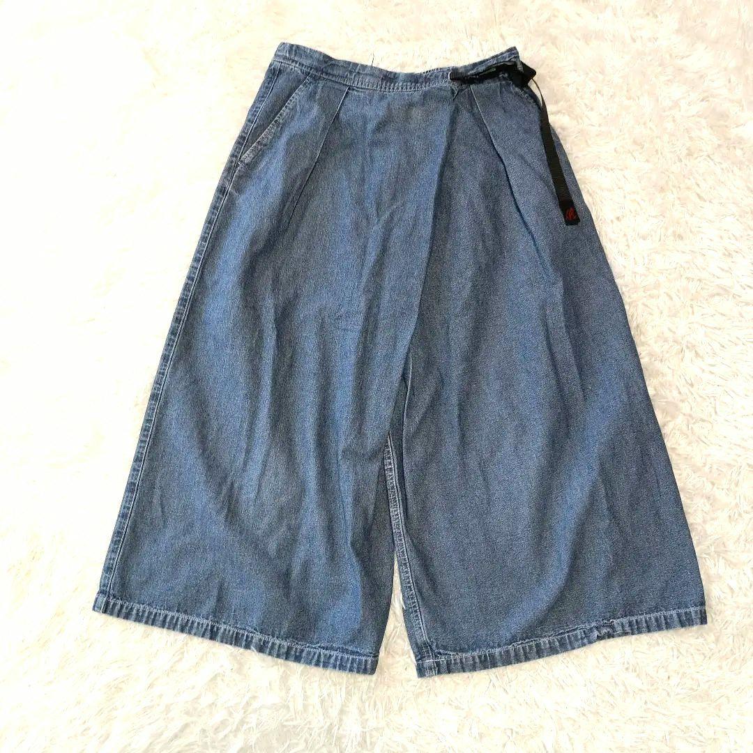 GRAMICCI グラミチ ワイドデニムパンツ ウエストゴム M