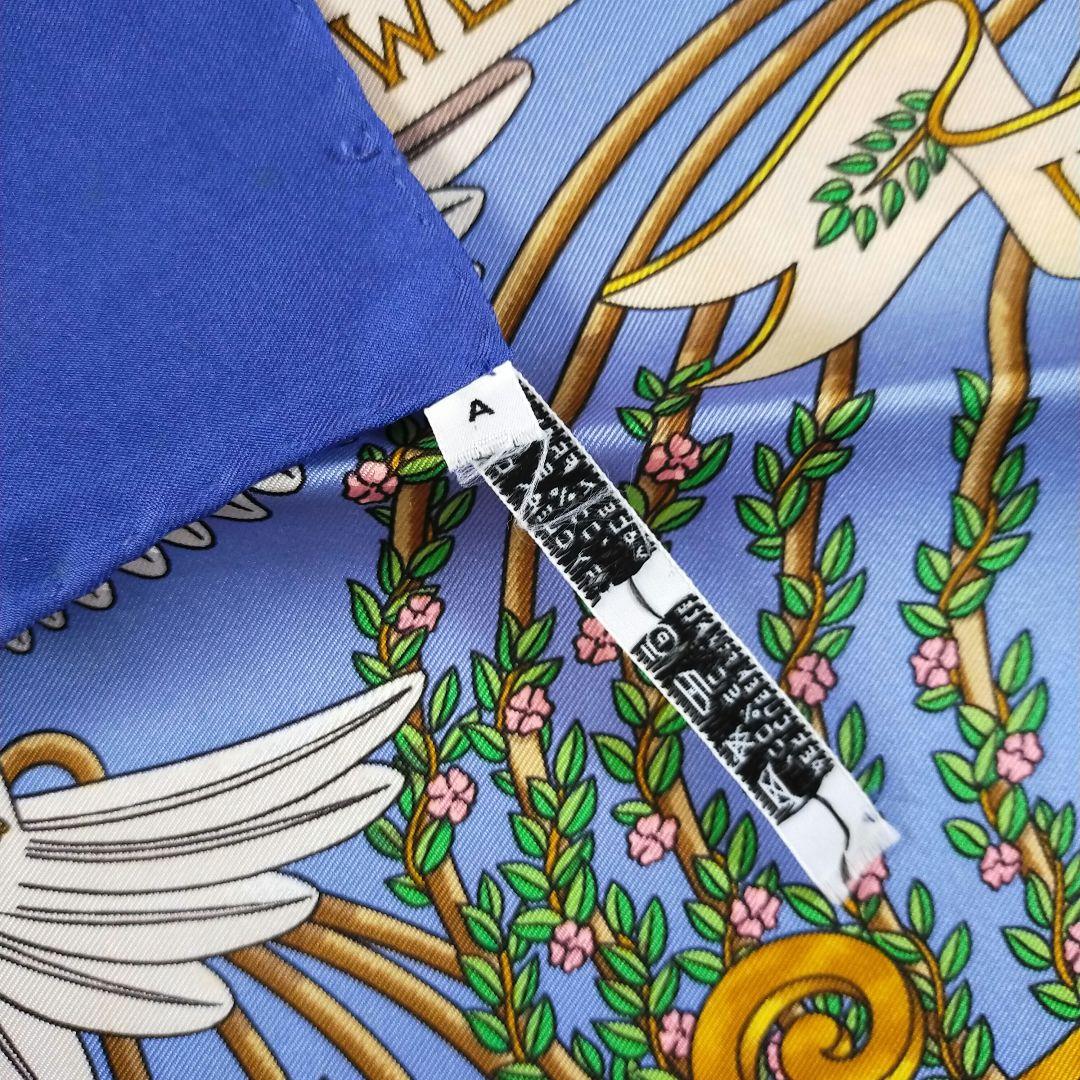 ☘️極美品☘️ HERMES　 Envol 飛翔　スカーフ カレ90 鳩 ハト