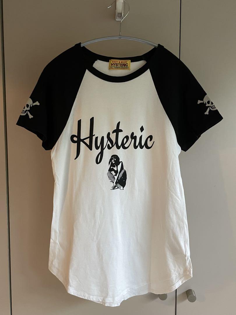 Hysteric スカルプリント ラグランTシャツ