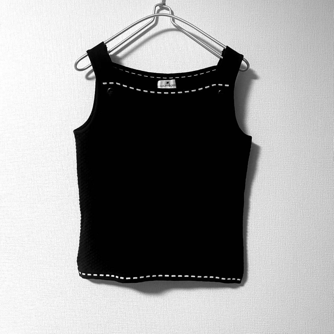 Courreges クレージュ タンクトップ FITTED TANK TOP