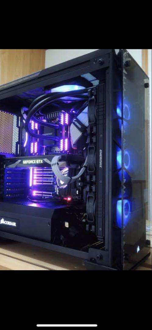 Corsair 570X ミドルPCケース 全面ガラス