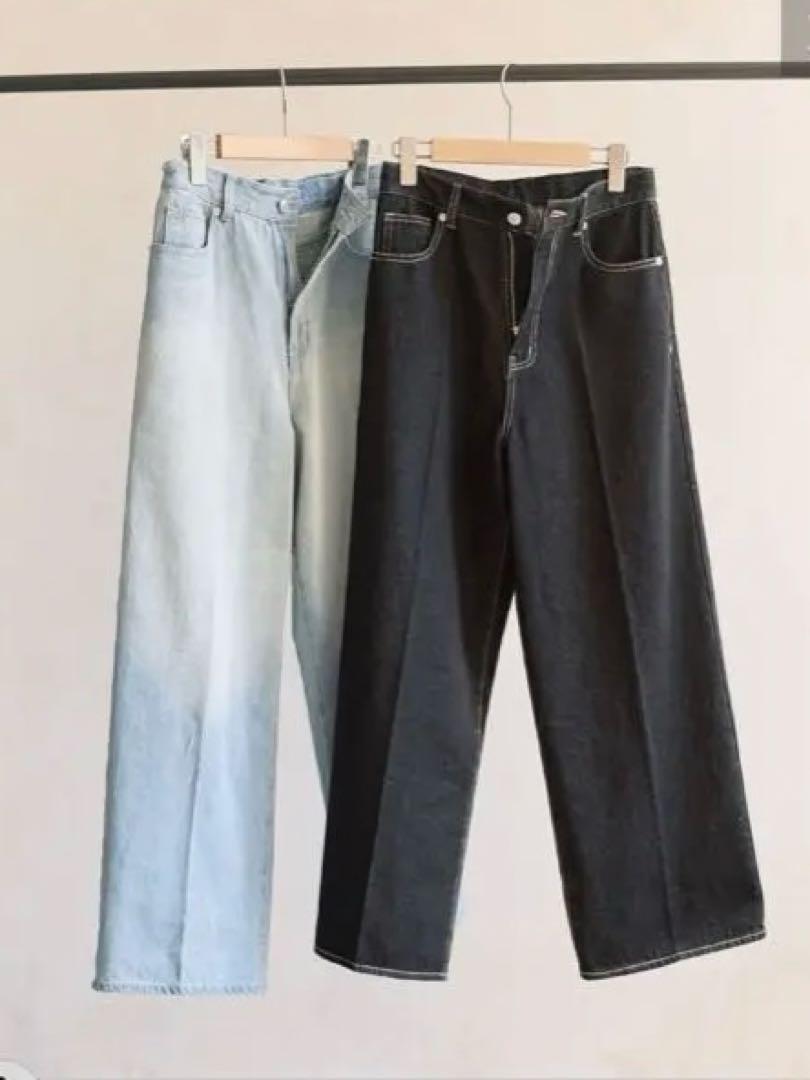 【新品】yuna企画　thevon ストレートデニム　Mサイズ