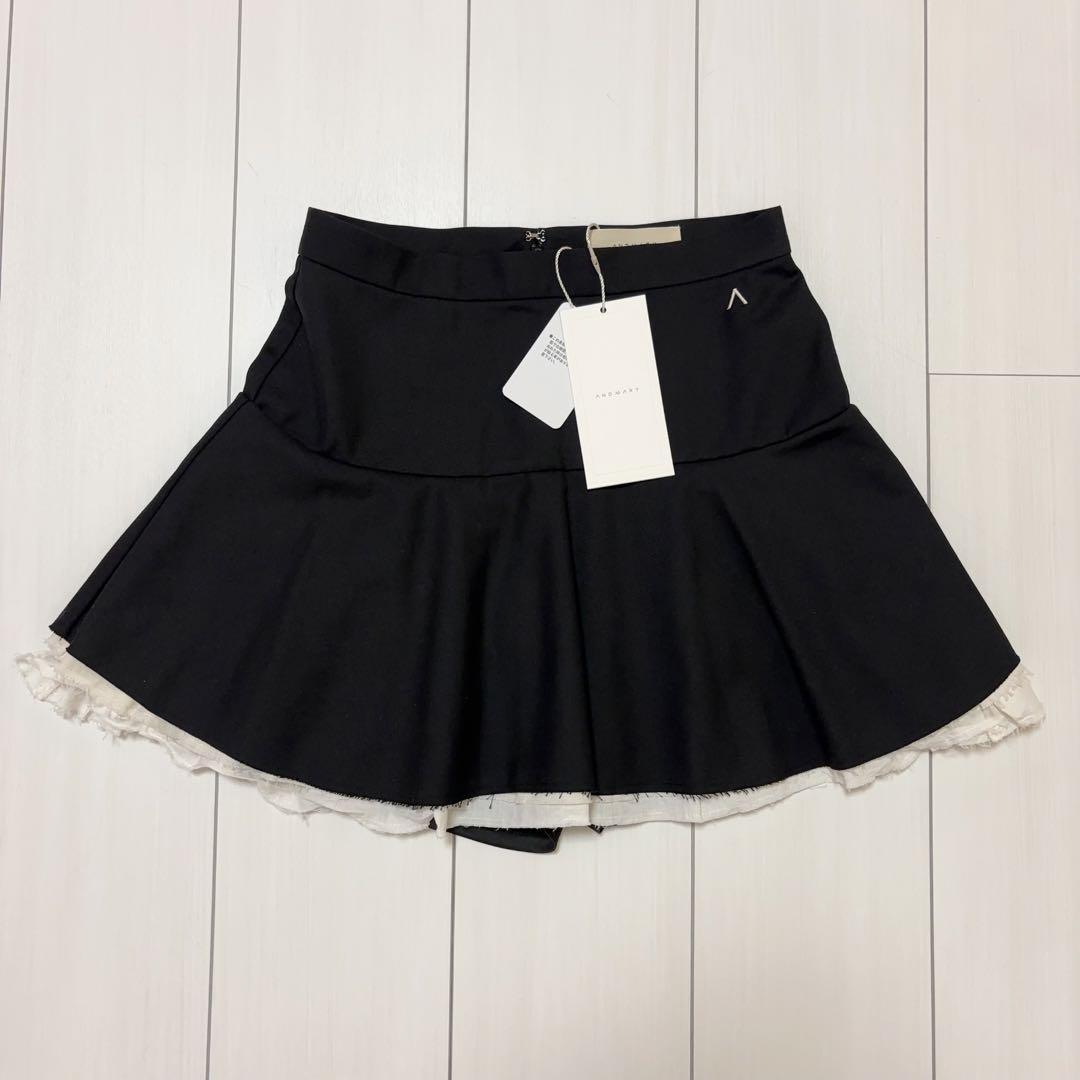 スカート andmary Chuchu flare mini skirt black M