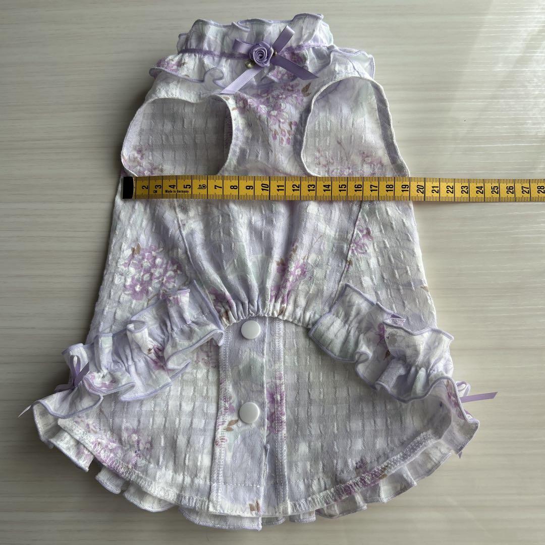 No.370・371 犬服ハンドメイド　バックオープンワンピース