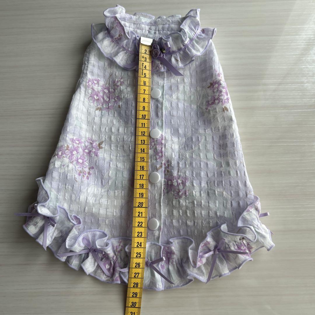 No.370・371 犬服ハンドメイド　バックオープンワンピース