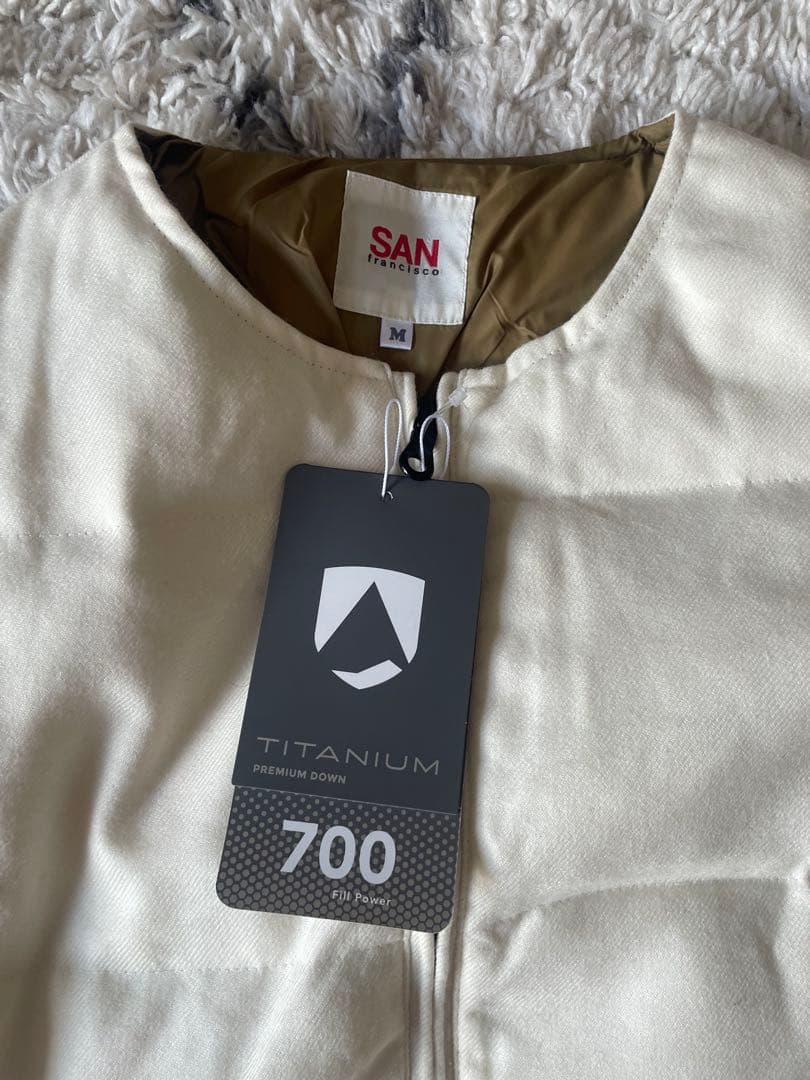 夏セール開催中！ サンフランシスコレディースダウンコート ネックマフラー付きM聖林公司M 聖林公司