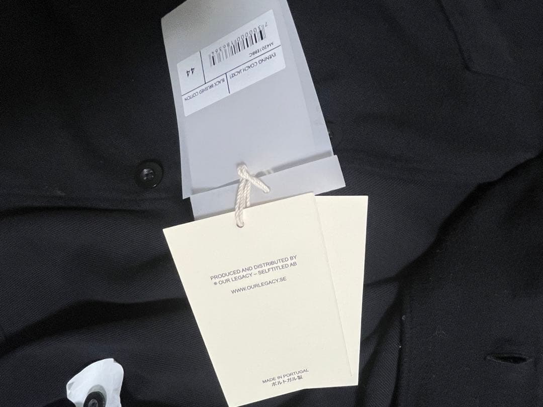 OUR LEGACY evening coach jacket モーガン着用44 OUR LEGACY evening coach jacket モーガン着用44