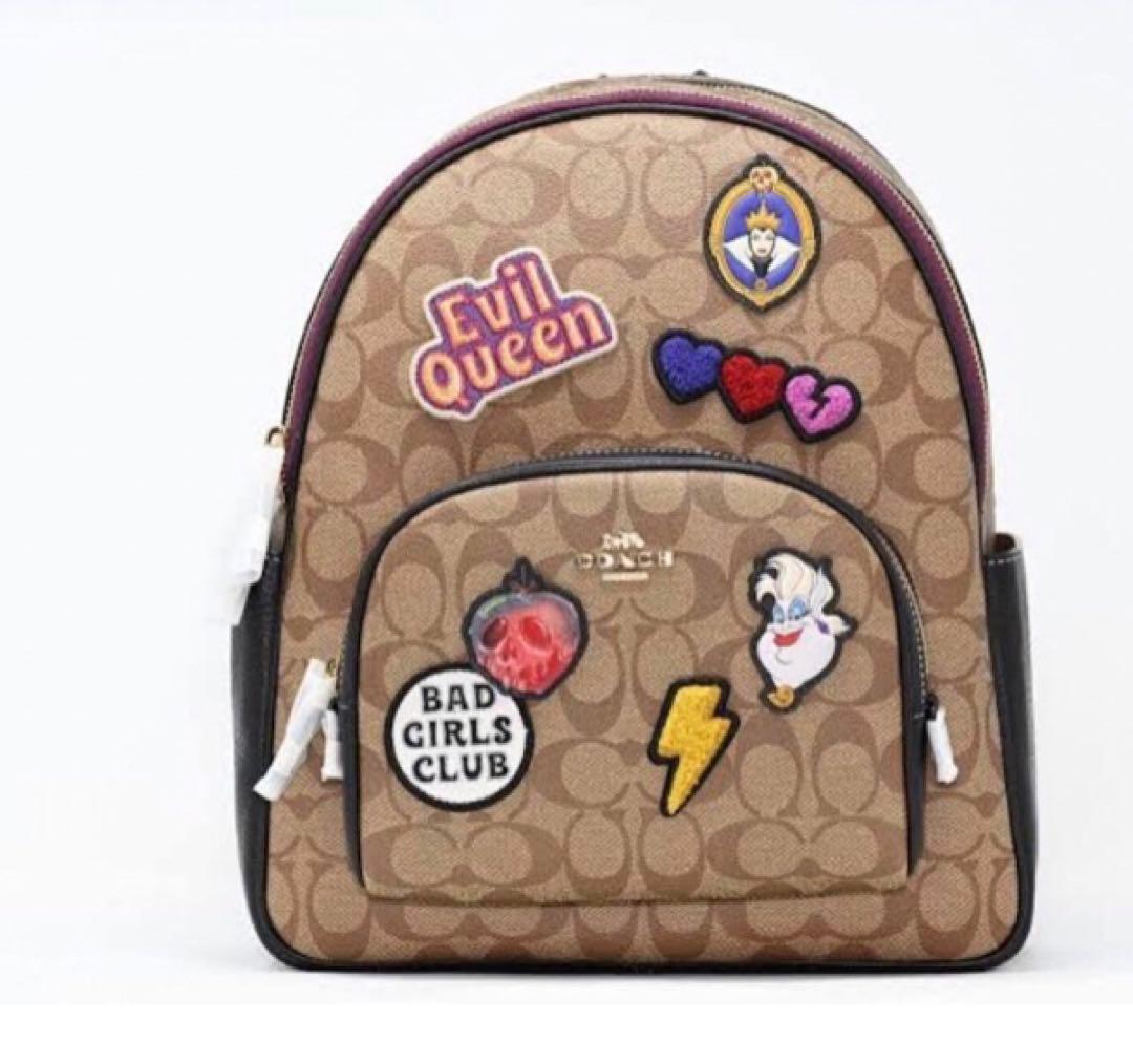 新作続コート バックパック・シグネチャー キャンバス・パッチ