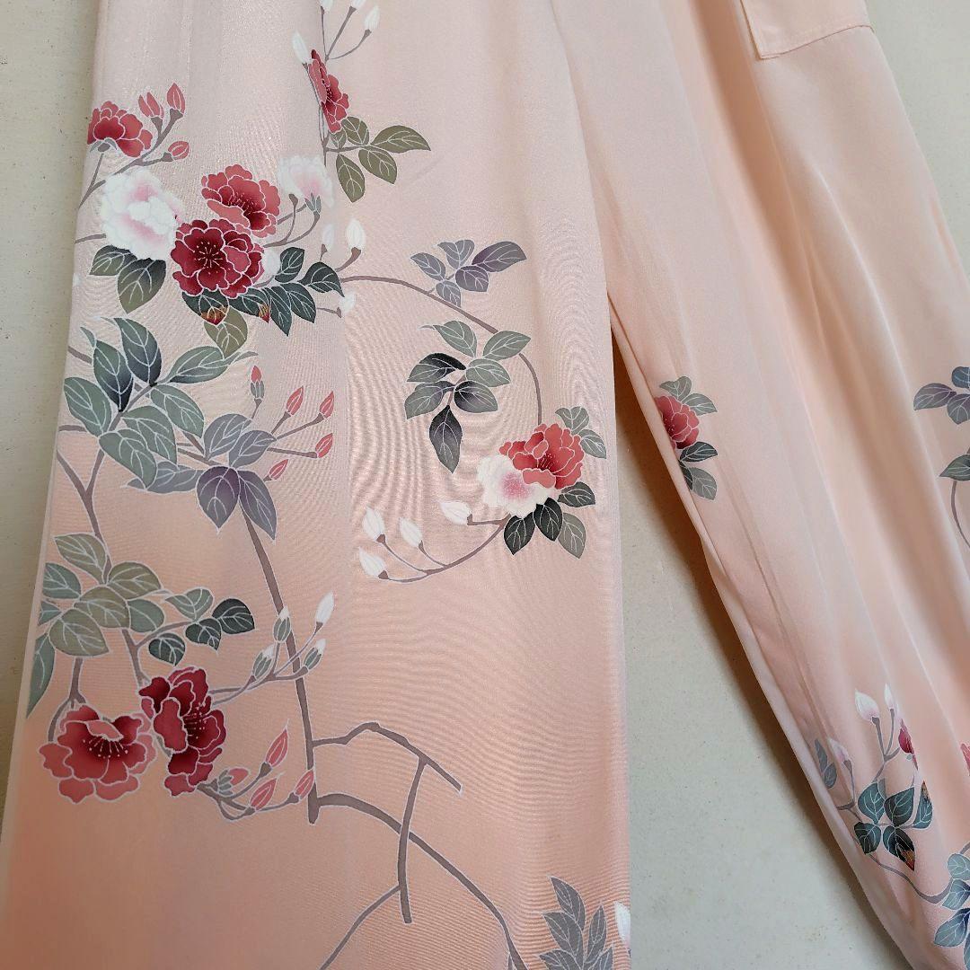 着物リメイクもんぺ【優】正絹 ハンドメイド ワイドパンツ