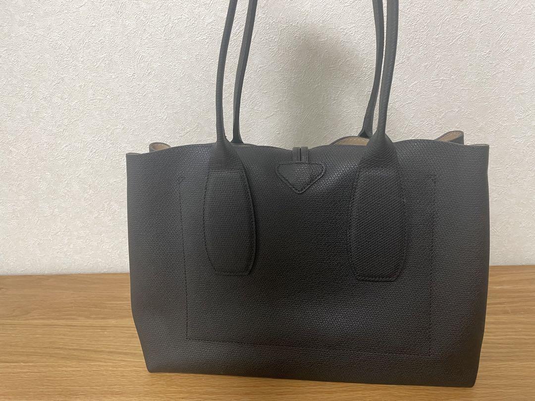 Longchampロンシャン ロゾ トートバッグ 肩掛け可 ビジネス レザー