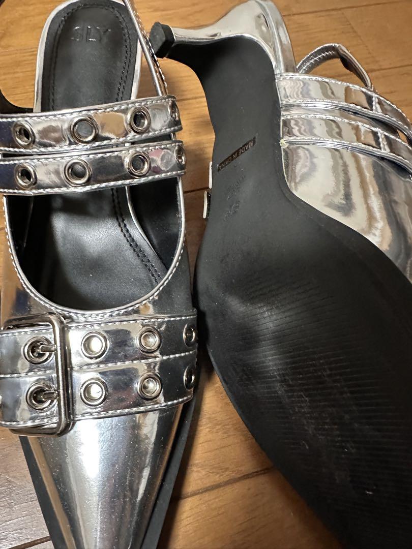 靴 SLY POINTED TOE BELTED