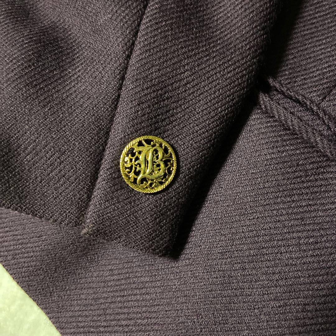 Burberry ノーカラージャケット カシミヤ ウール Burberry ノーカラージャケット カシミヤ ウール