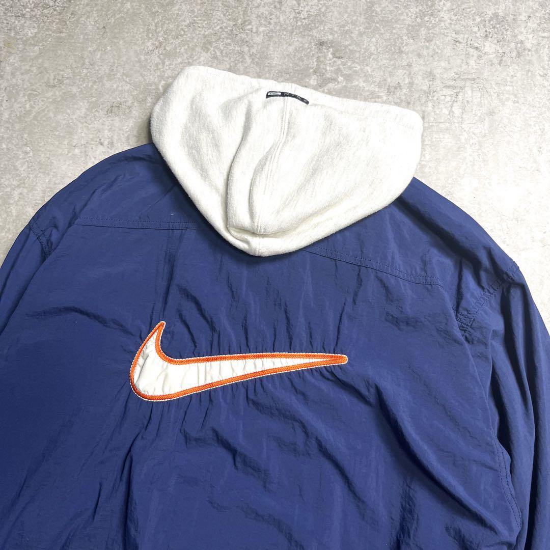 【入手困難】NIKE ナイロン パーカー ドッキング ブルゾン 90s M