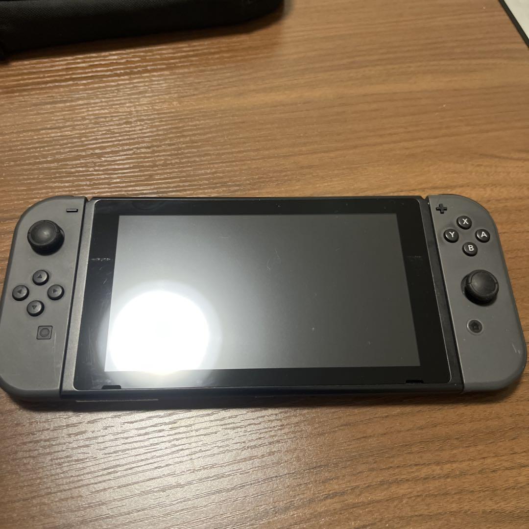 Nintendo Switch 本体 グレー 箱・専用ケース付き