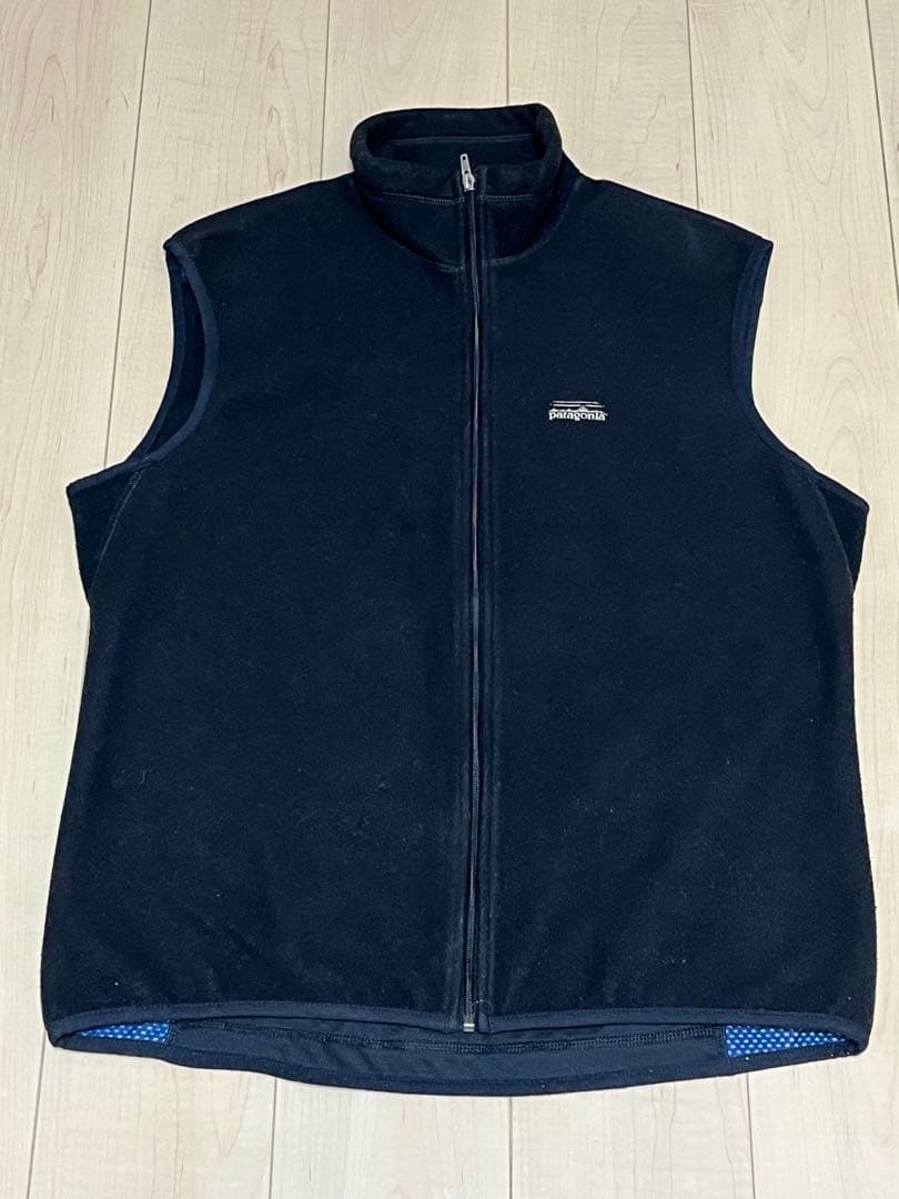 Patagonia madeinUSAフリースベストL黒usedL・patagonia