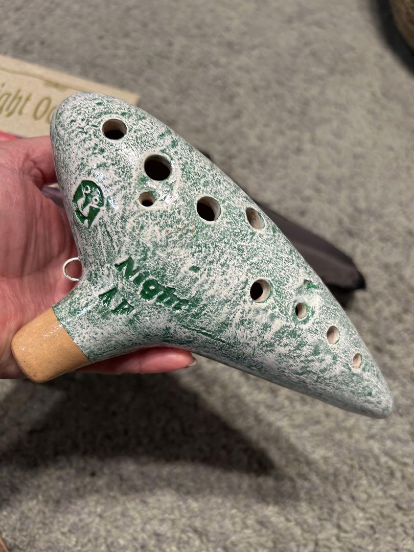 NIGHT OCARINA 緑色 ケース付き★中古★美品