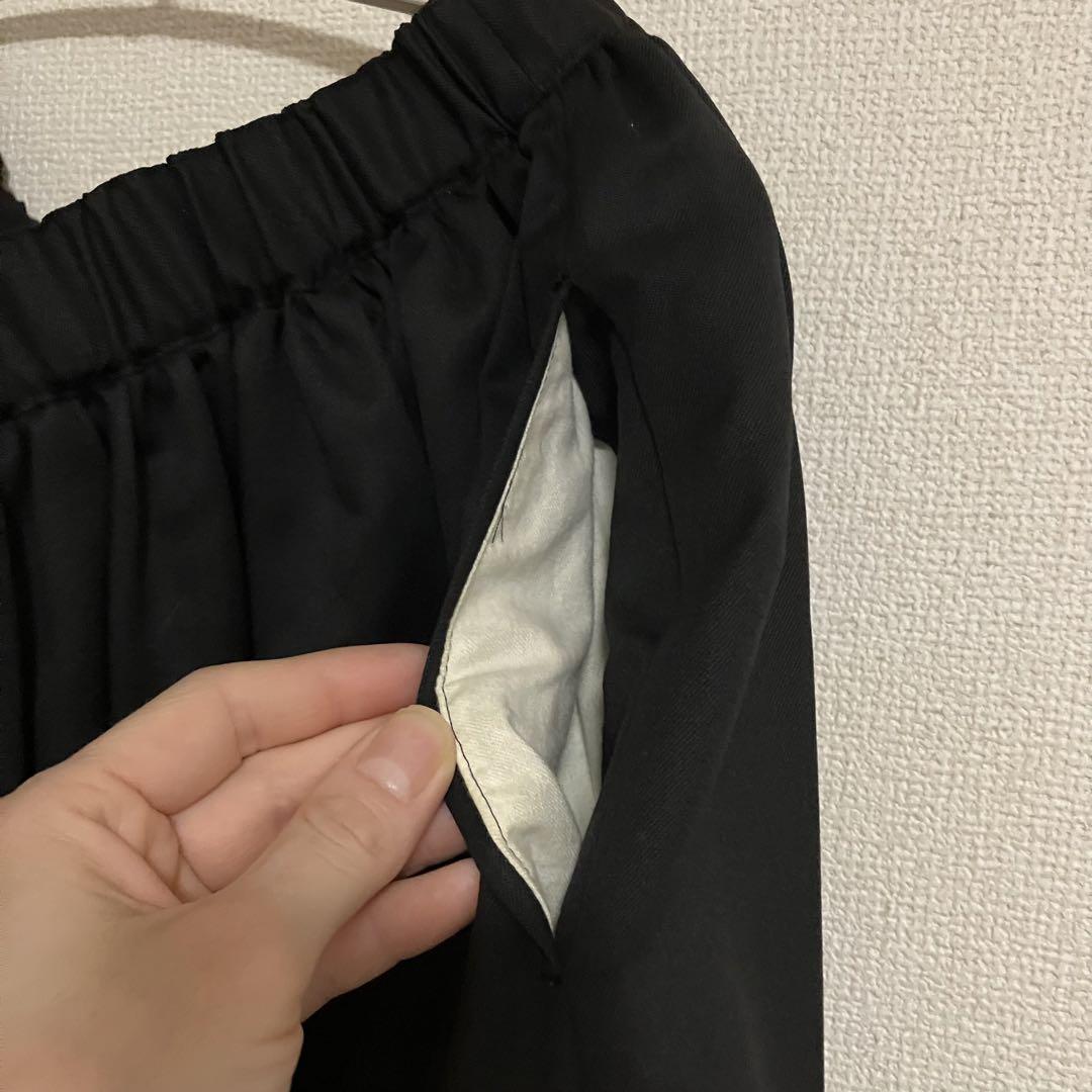 ブラックコムデギャルソン　ガウチョパンツ COMMEDESGARÇONS