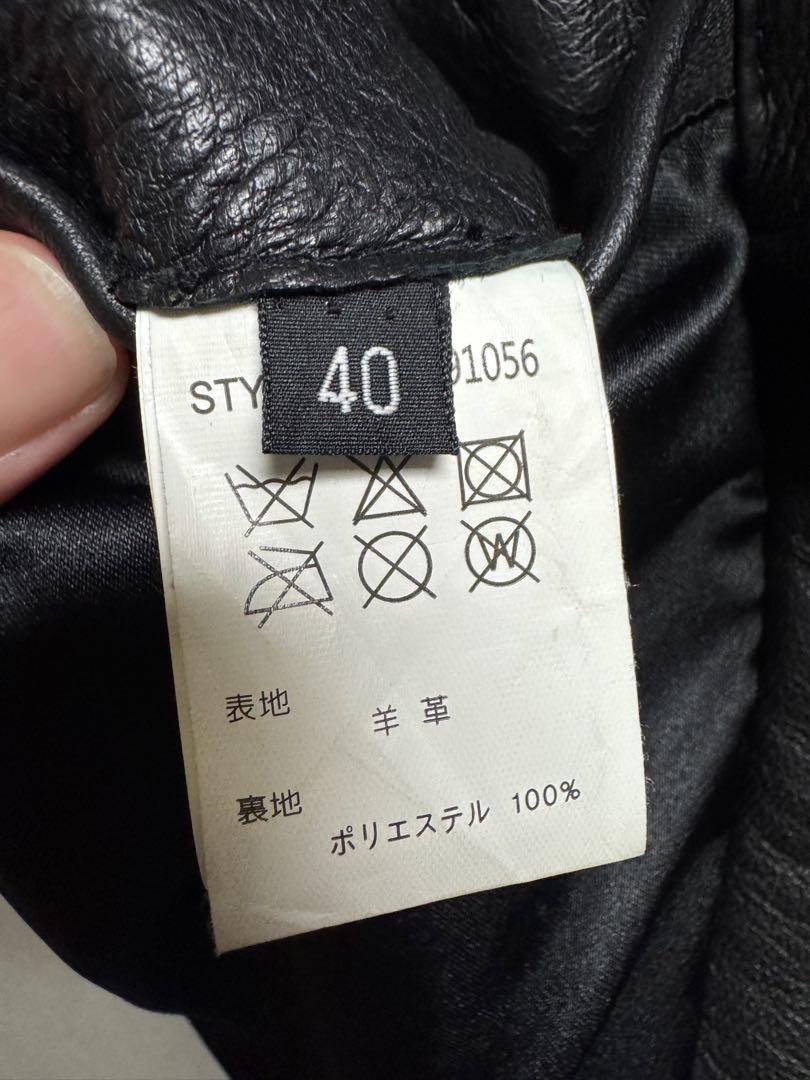 Schott シングルライダースジャケット 40