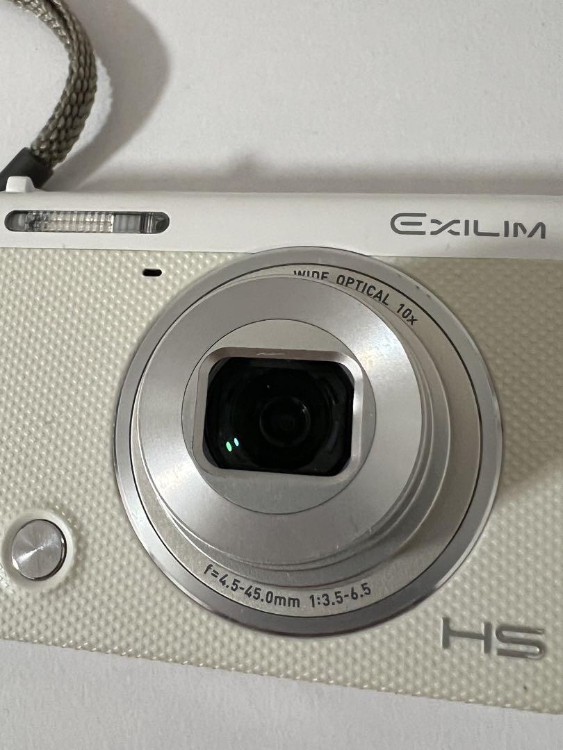 【美品】CASIO EXILIM EX-ZR50ホワイト デジタルカメラ