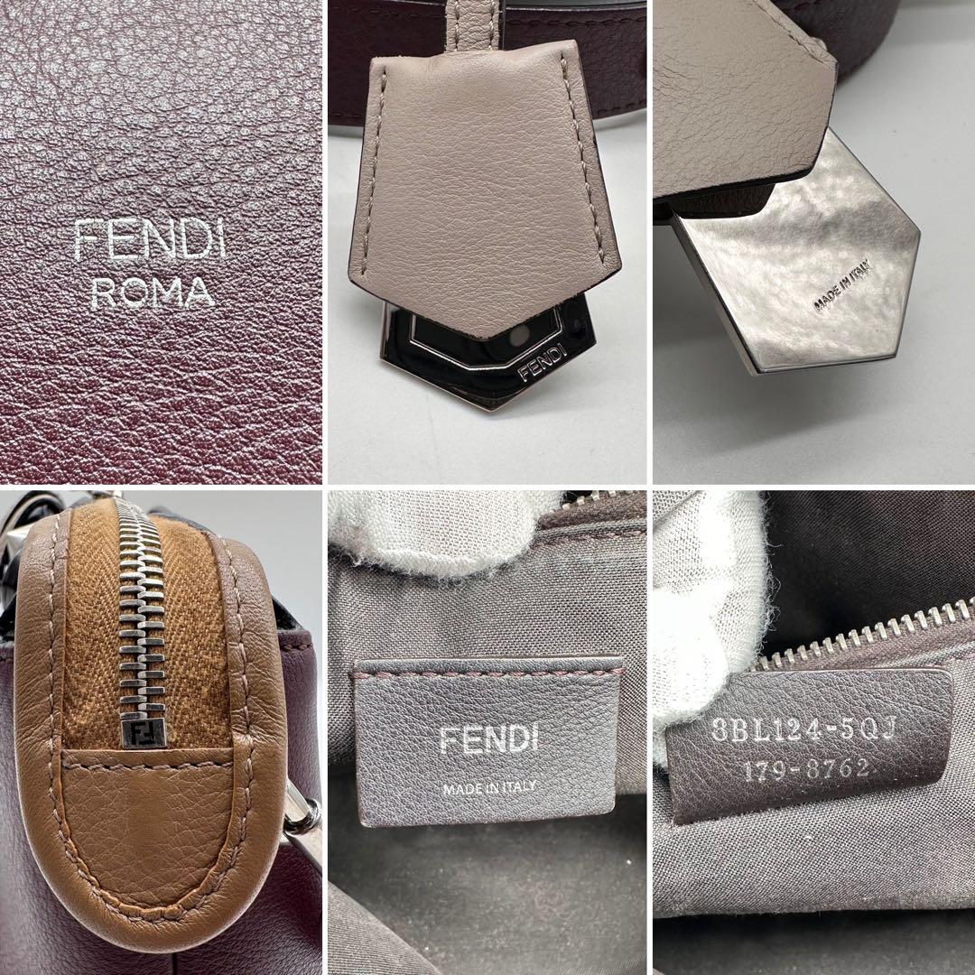 美品✨フェンディ ショルダーバッグ 2way バイザウェイ レザー マルチカラー