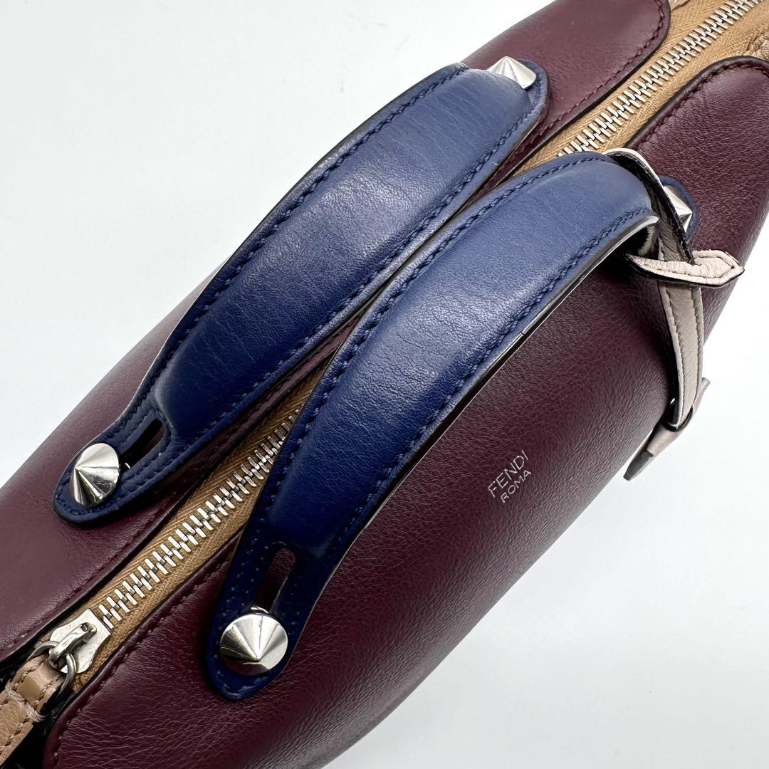 美品✨フェンディ ショルダーバッグ 2way バイザウェイ レザー マルチカラー