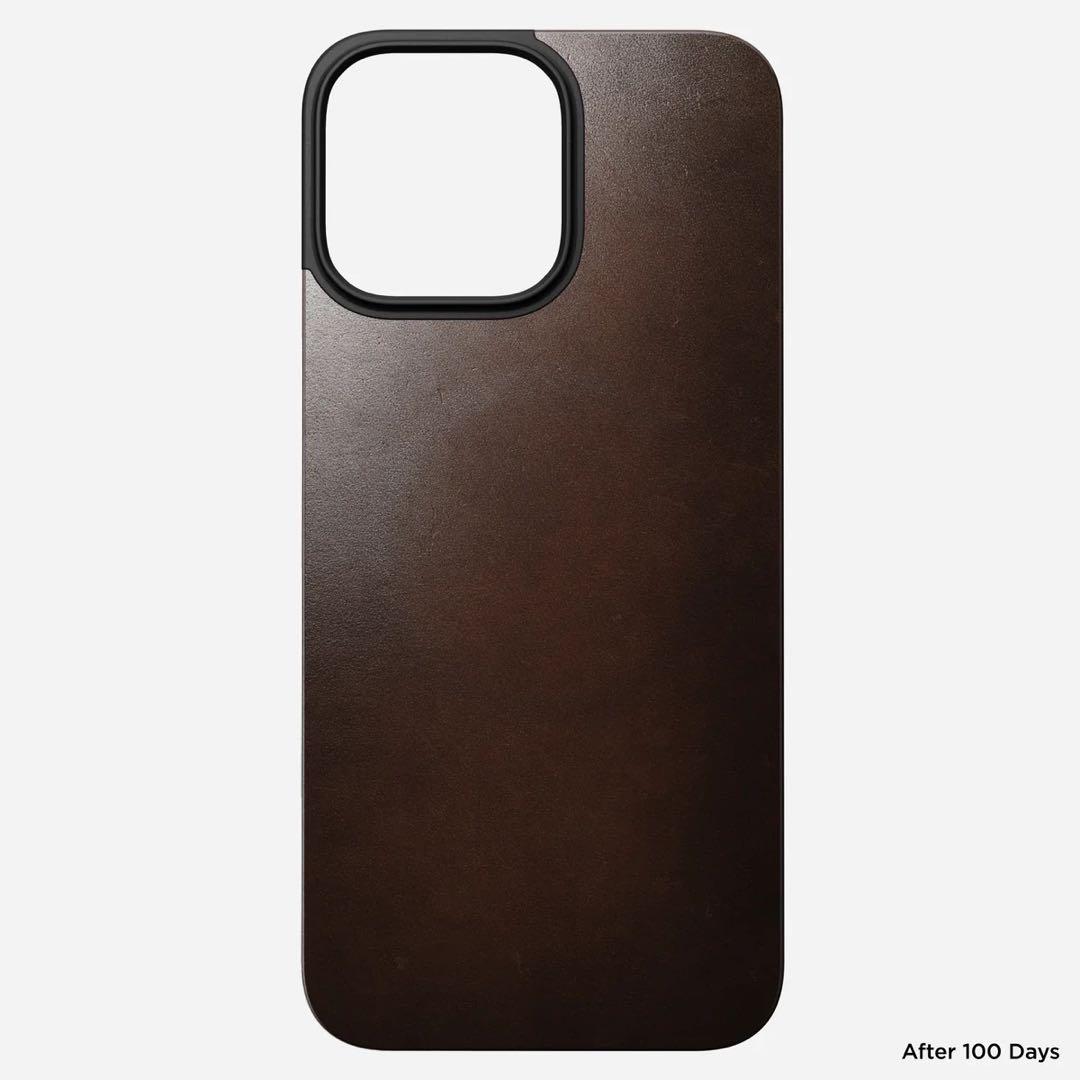 レア！NOMAD iPhone16ProMax マグネティックレザー ブラウン