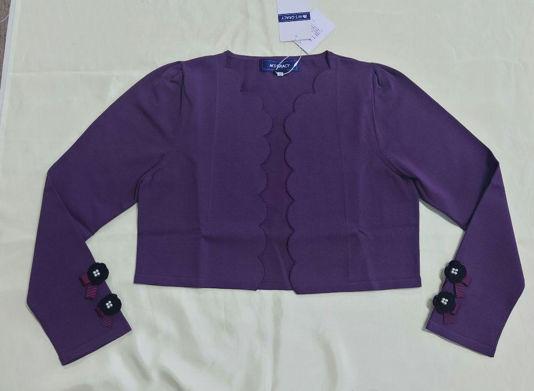 ★エムズグレイシー M'S GRACY　カットワーク　ボレロ　新品タグ付き