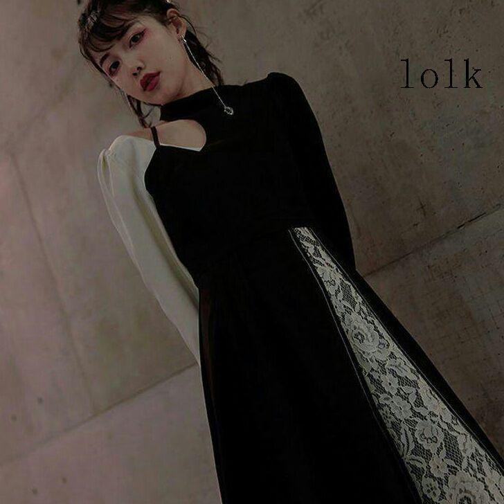 のサイズ フェイクレース2ピースワンピース女S-2XL05 I47nz-m89924517586 のサイズ