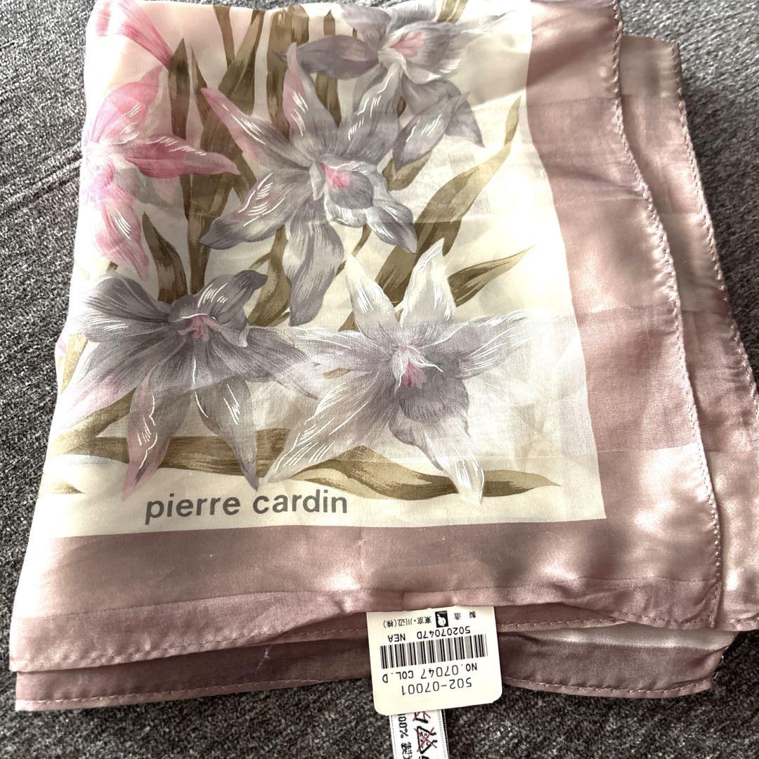 未使用pierre cardin 花柄 ストール