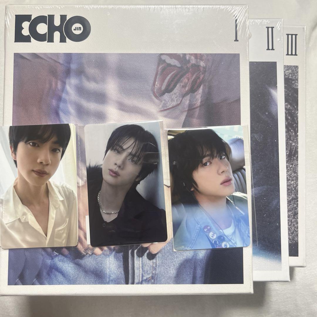 BTS JIN ECHO 3形態アルバム ラキドロトレカ付き - メルカリ