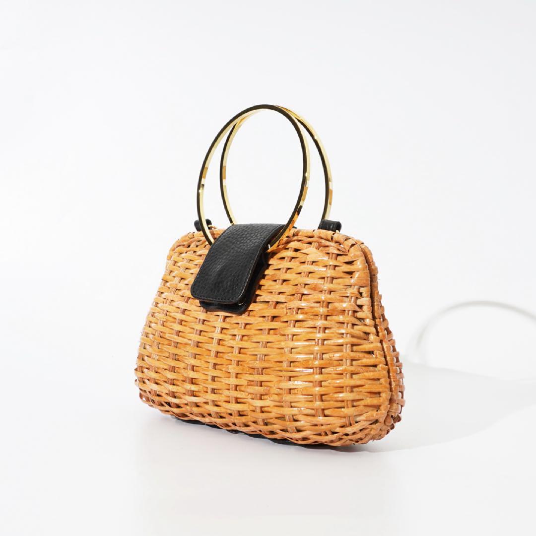 未使用】定価￥25,300 スプリットラタン2WAYリングハンドル