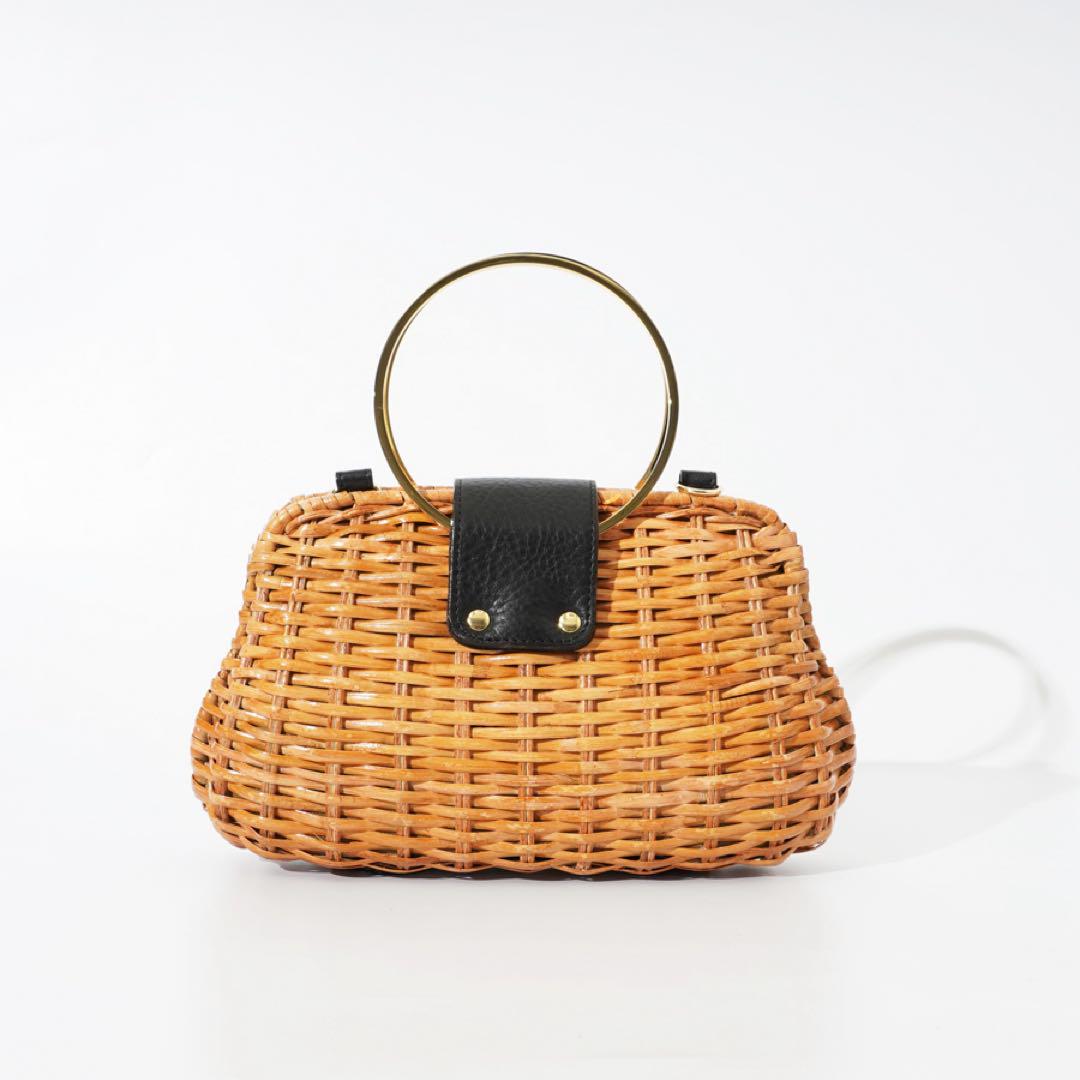 未使用】定価￥25,300 スプリットラタン2WAYリングハンドル