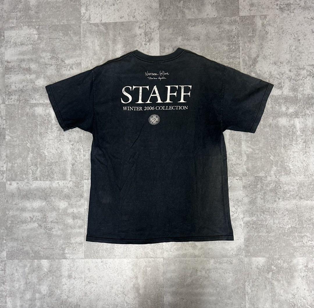 ナンバーナイン AW06 NOIR期 staff tシャツ - メルカリ