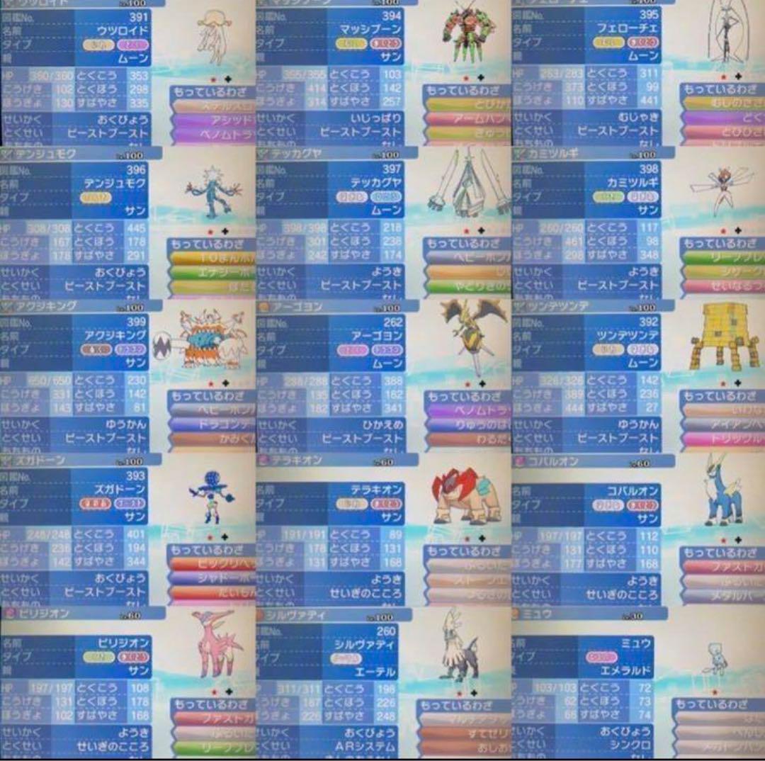 【最強データ】ポケットモンスター ウルトラムーン